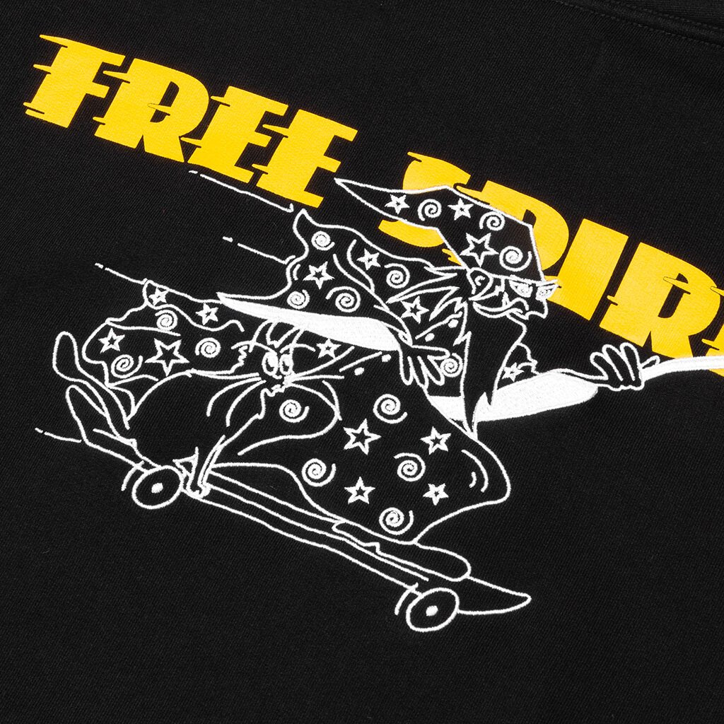 Diag Free Wizard Over Hoodie - Black/Yellow