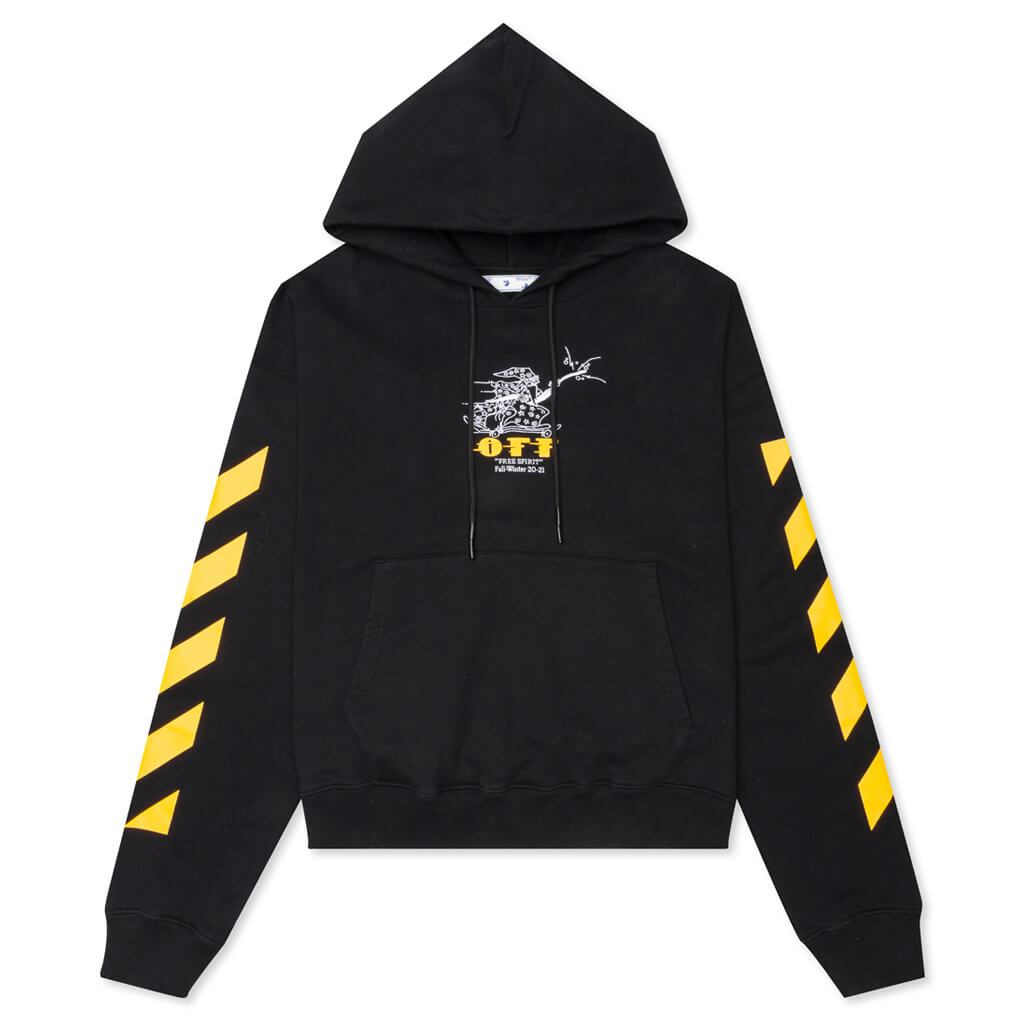 Diag Free Wizard Over Hoodie - Black/Yellow