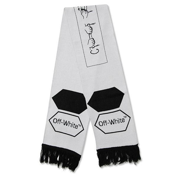 Exagon Scarf - White/Black