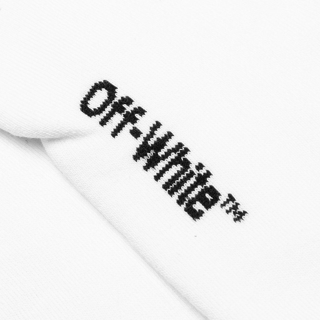 Extra Long Sport Socks - White/Black