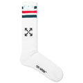Extra Long Sport Socks - White/Red