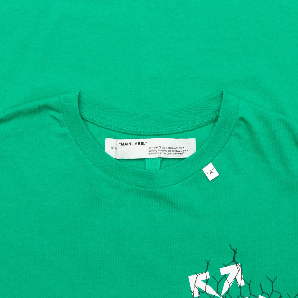 Fence Arrow S/S Slim Tee - Mint White