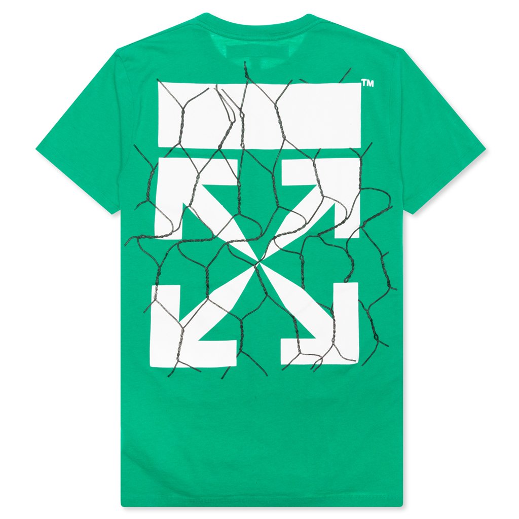 Fence Arrow S/S Slim Tee - Mint White