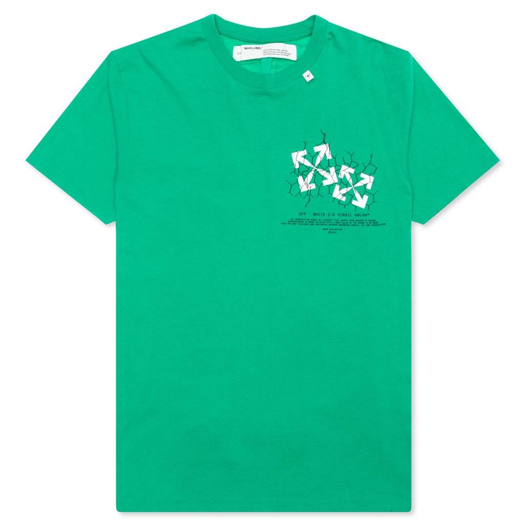 Fence Arrow S/S Slim Tee - Mint White