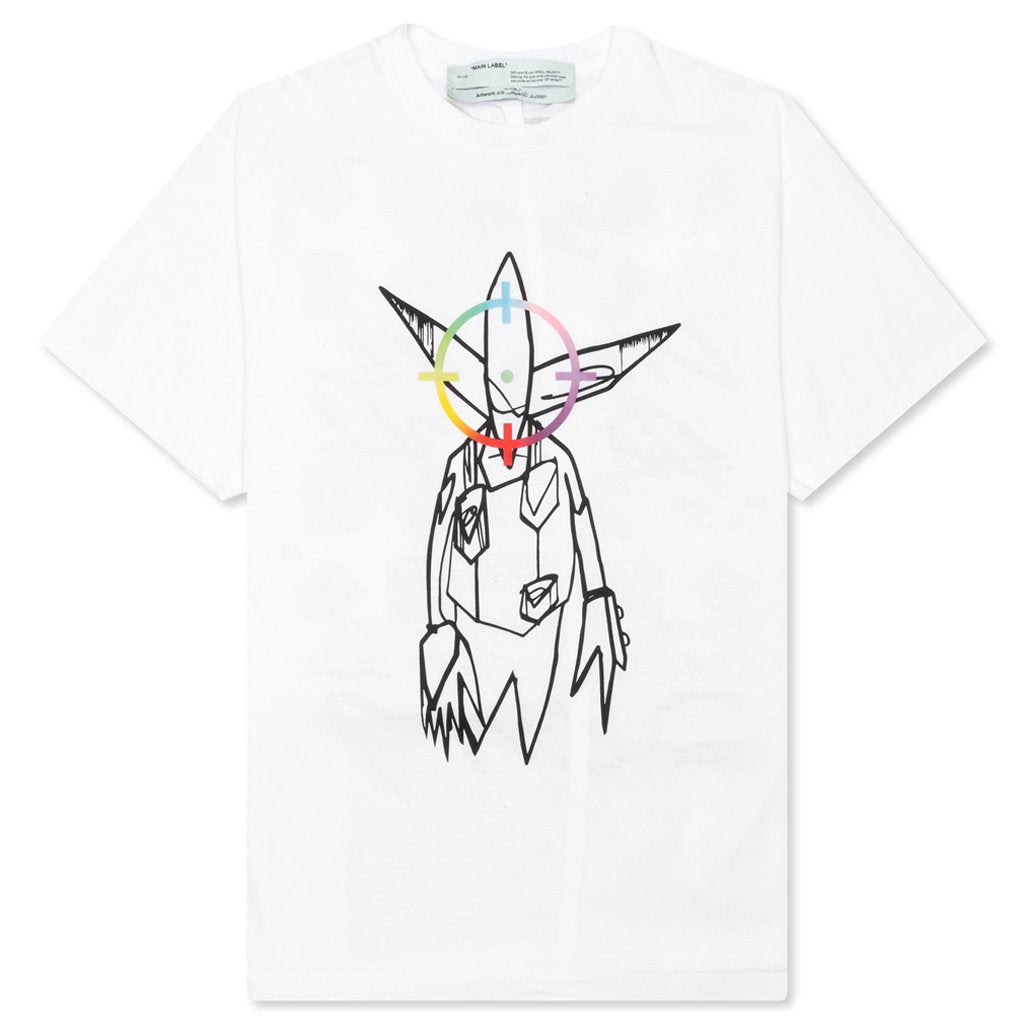 Futura Alien S/S Over Tee - White/Multi
