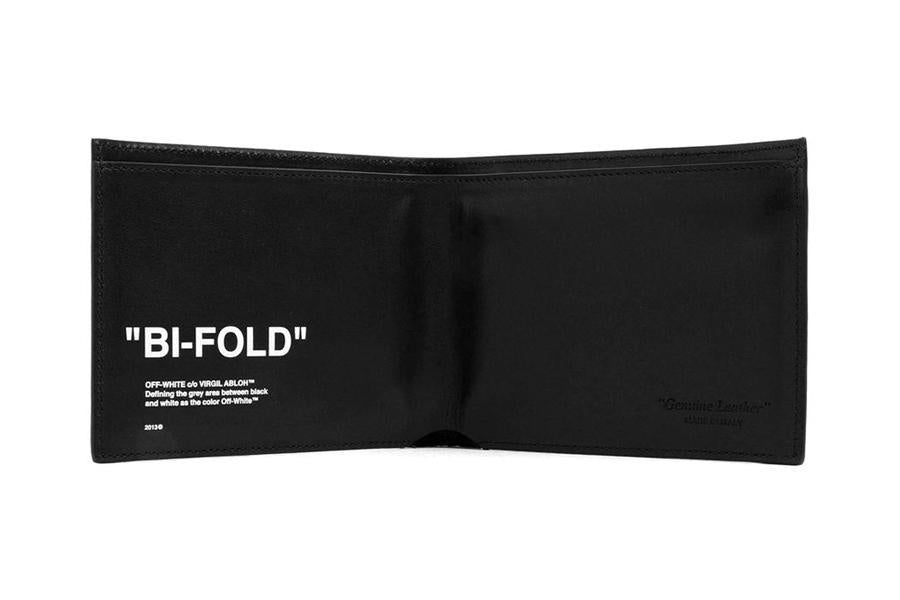 FW19 Quote Bifold Wallet - Black/White