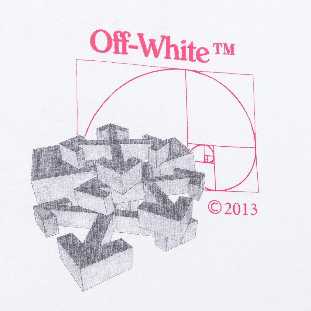 Golden Ratio S/S Over Tee - White/Multi