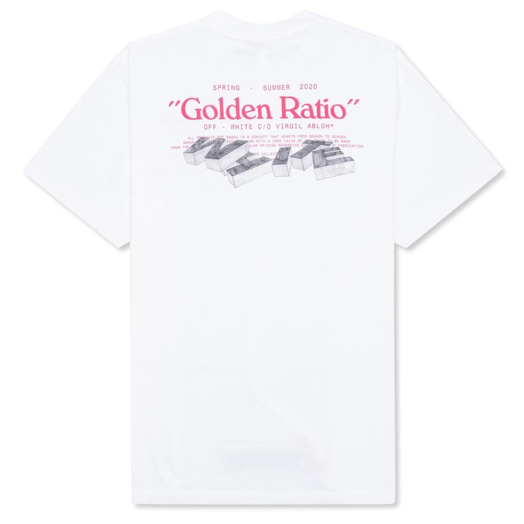 Golden Ratio S/S Over Tee - White/Multi