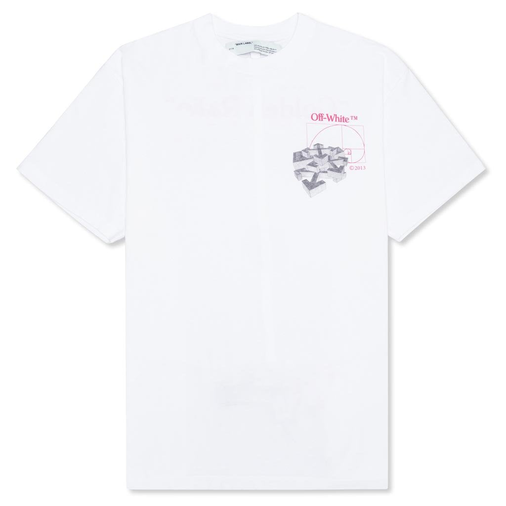 Golden Ratio S/S Over Tee - White/Multi