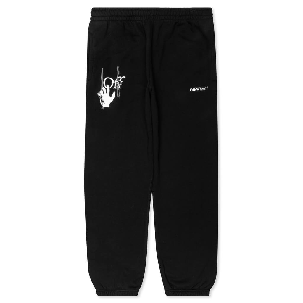 Hand Painters Slim Sweatpant - Black/White