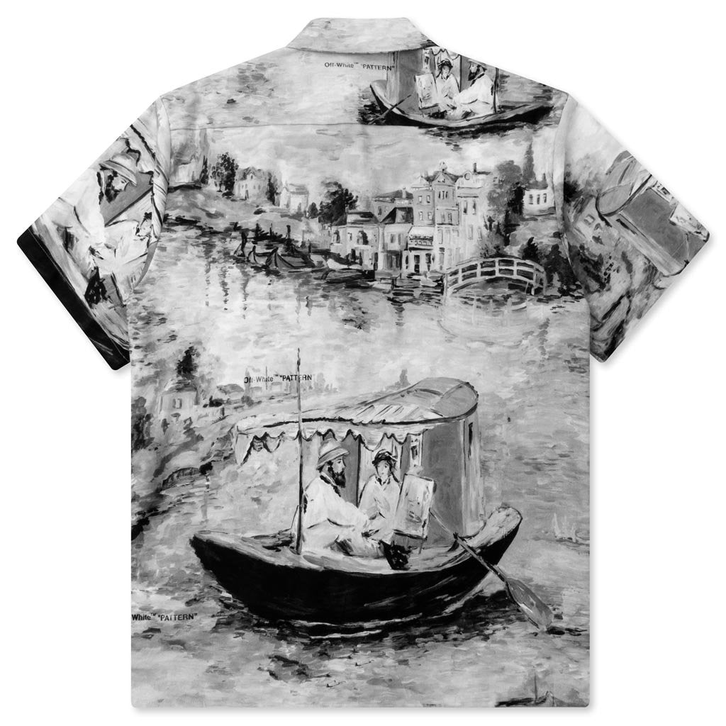 Lake Holiday Shirt - All Over Medium Grey