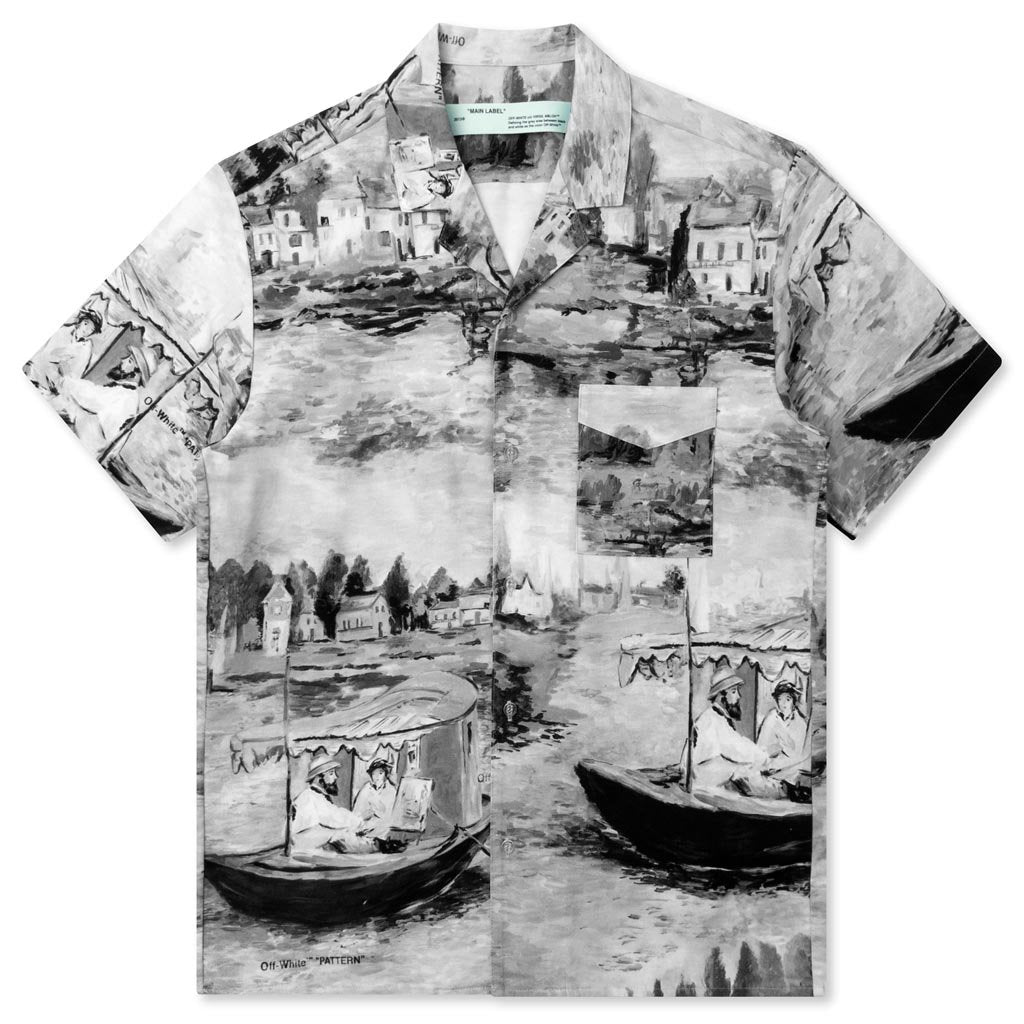 Lake Holiday Shirt - All Over Medium Grey
