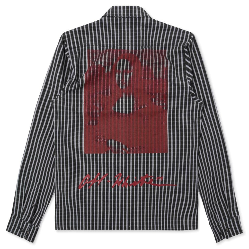Mona Lisa Classic Striped Shirt - Black/Red