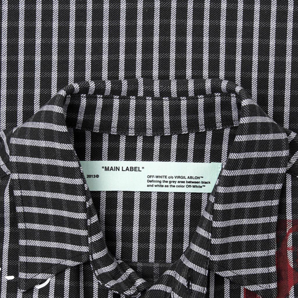 Mona Lisa Classic Striped Shirt - Black/Red