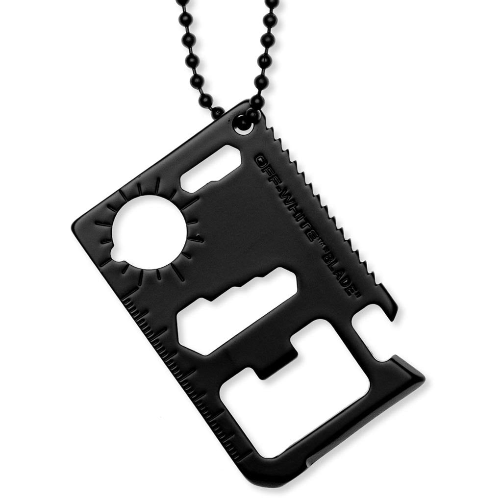 Multitool Necklace - Black/No Color