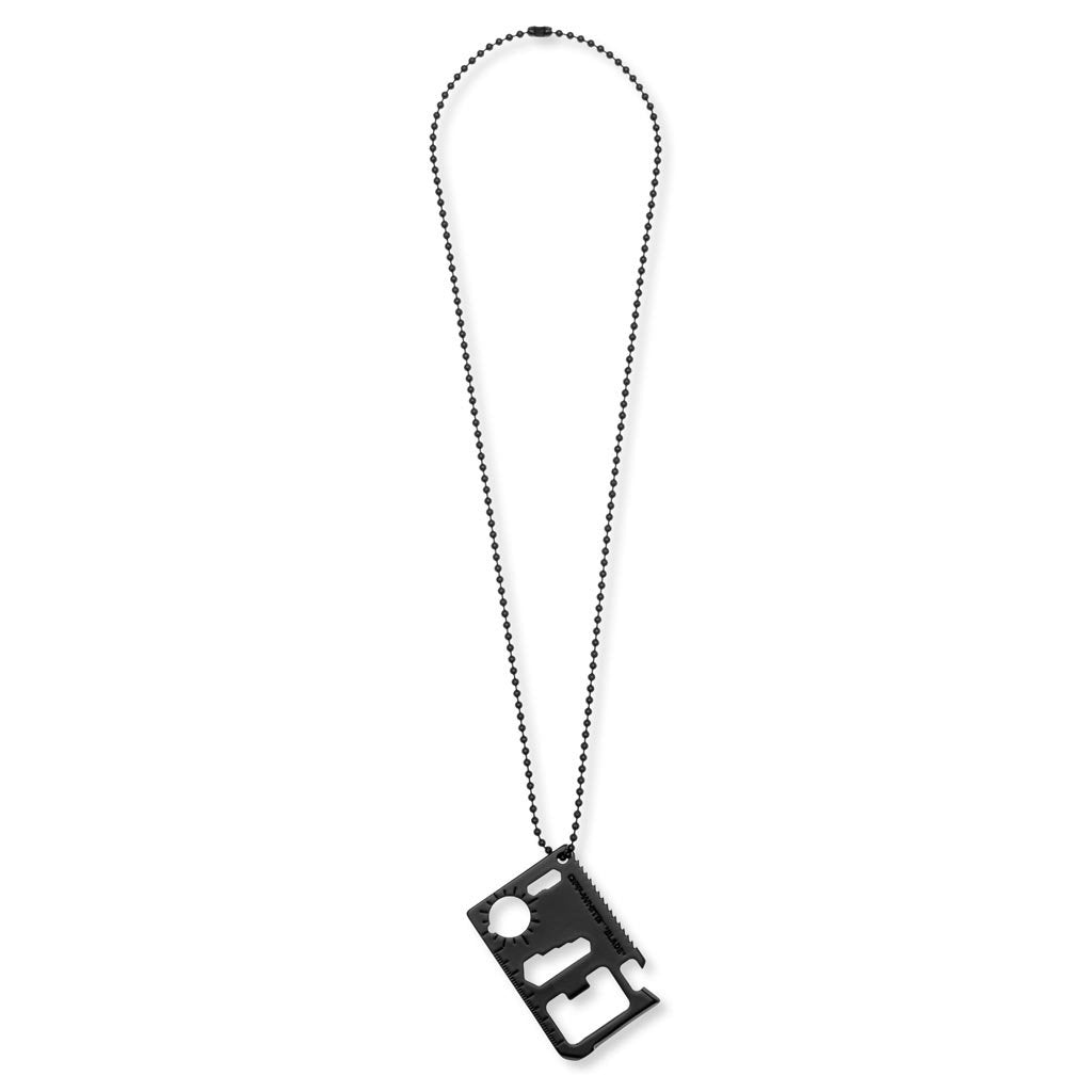Multitool Necklace - Black/No Color