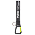 Off Wavy Rubber Key Holder - Black/White