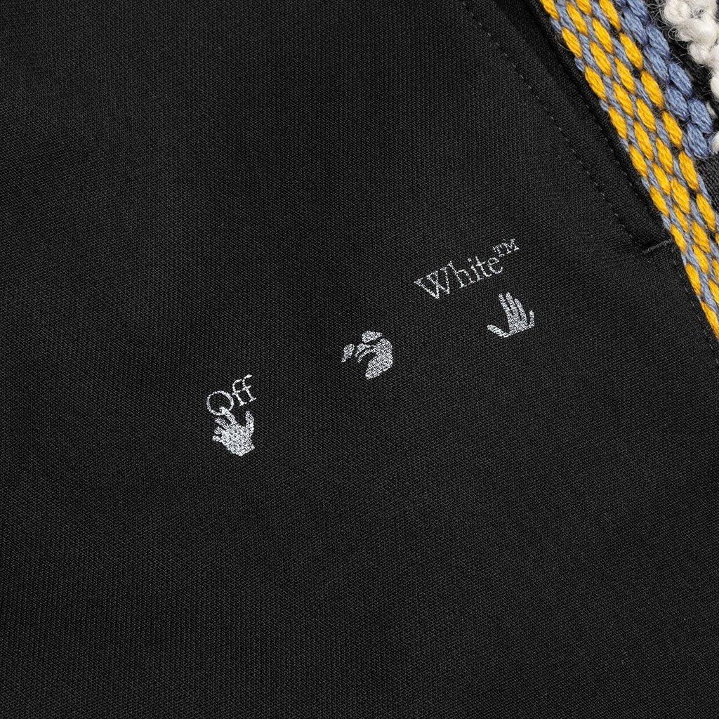 OW Logo Dogo Track Pant - Black/White