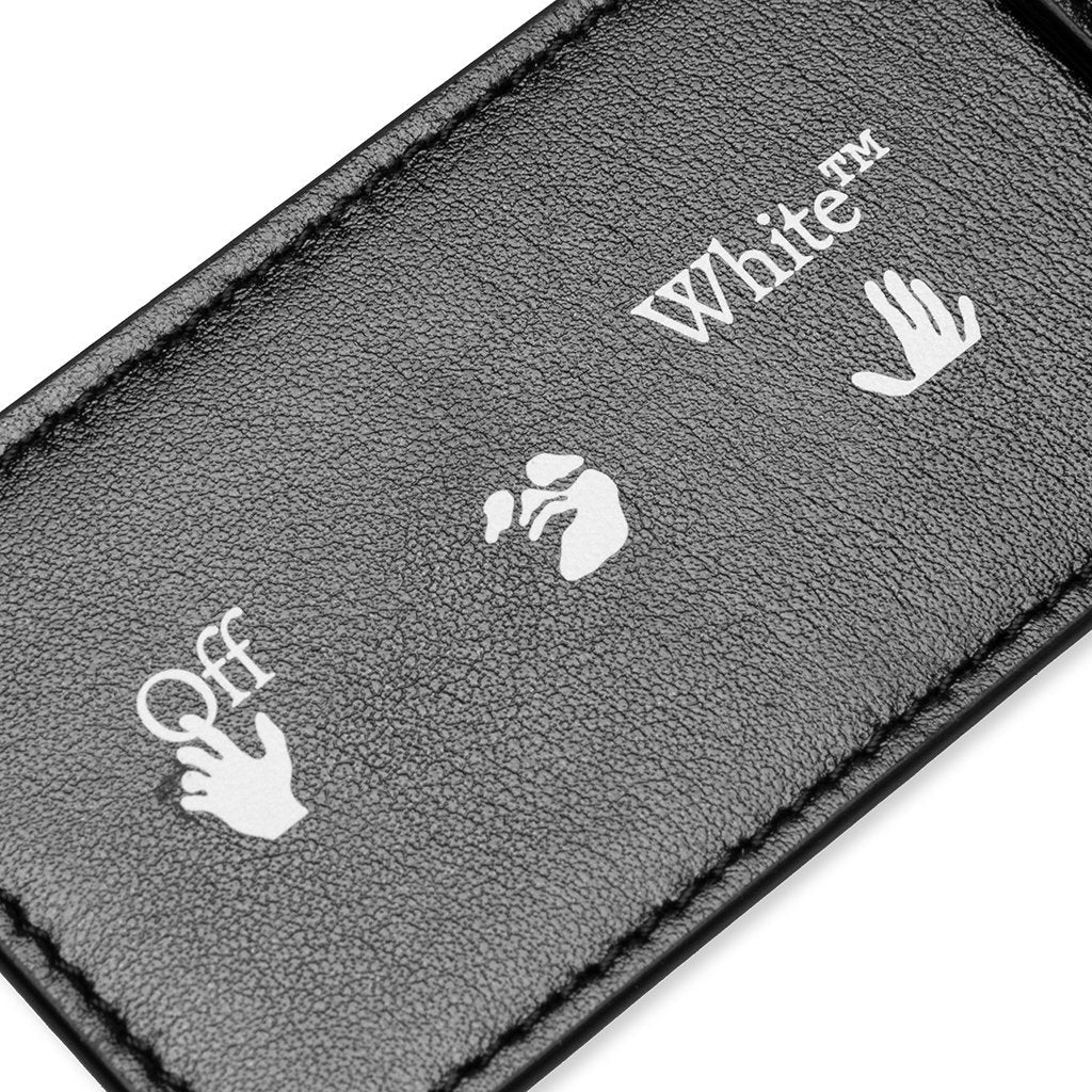 OW Logo Key Holder - Black/White