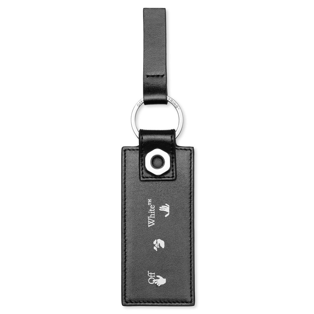 OW Logo Key Holder - Black/White
