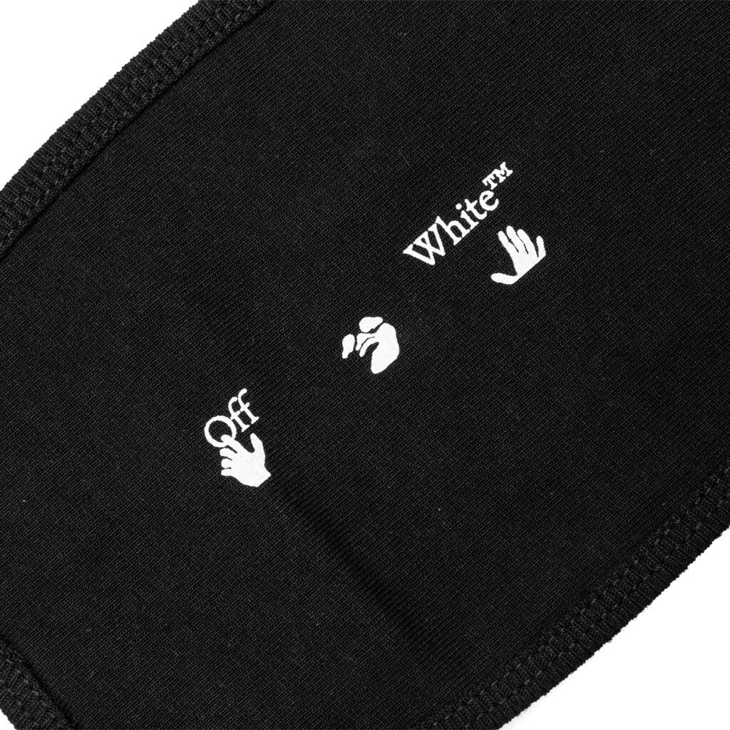 OW Logo Mask - Black/White FW20