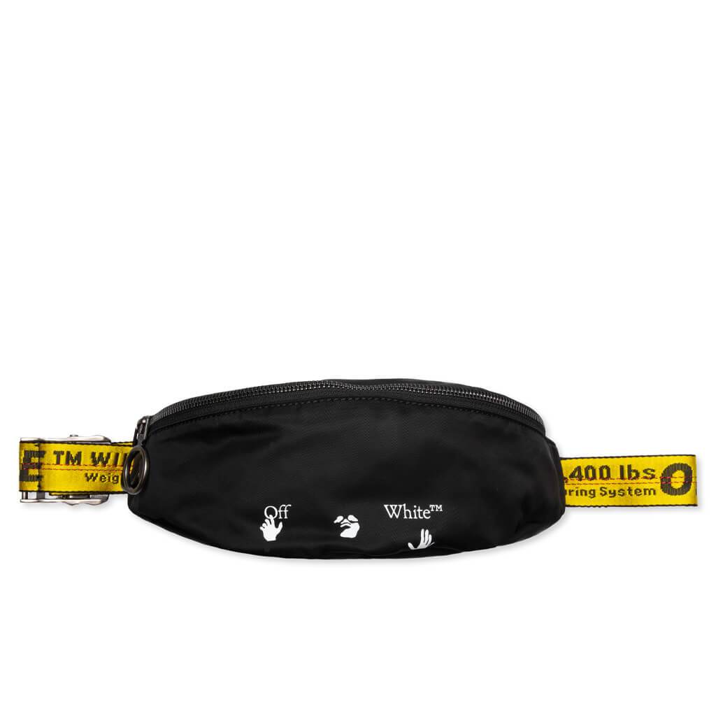 OW Logo Nylon Basic Fannypack - Black/White