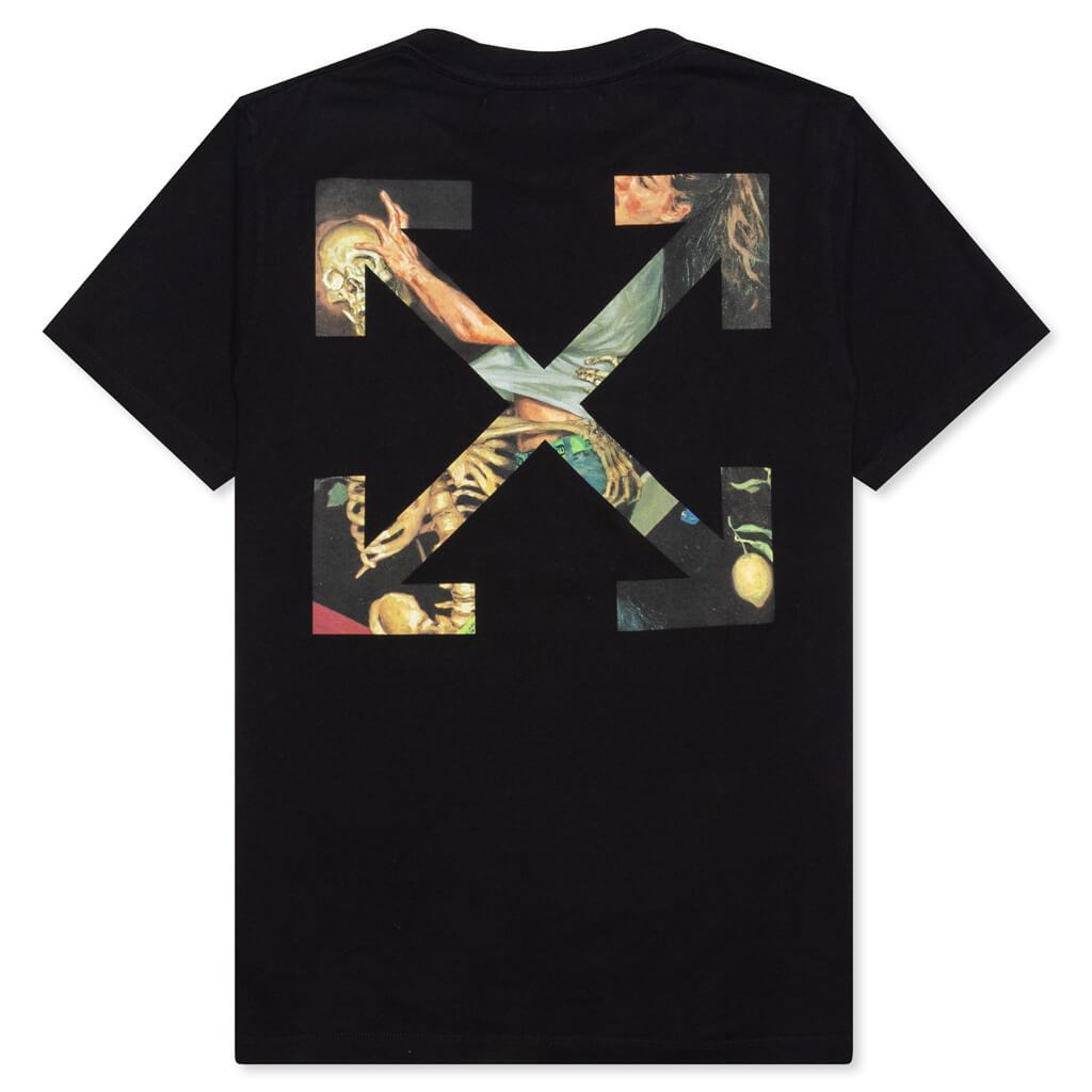 Pascal Arrow Slim S/S Tee - Black/White