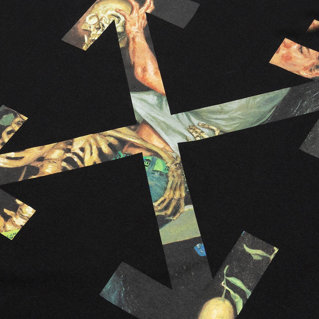 Pascal Arrow Slim S/S Tee - Black/White