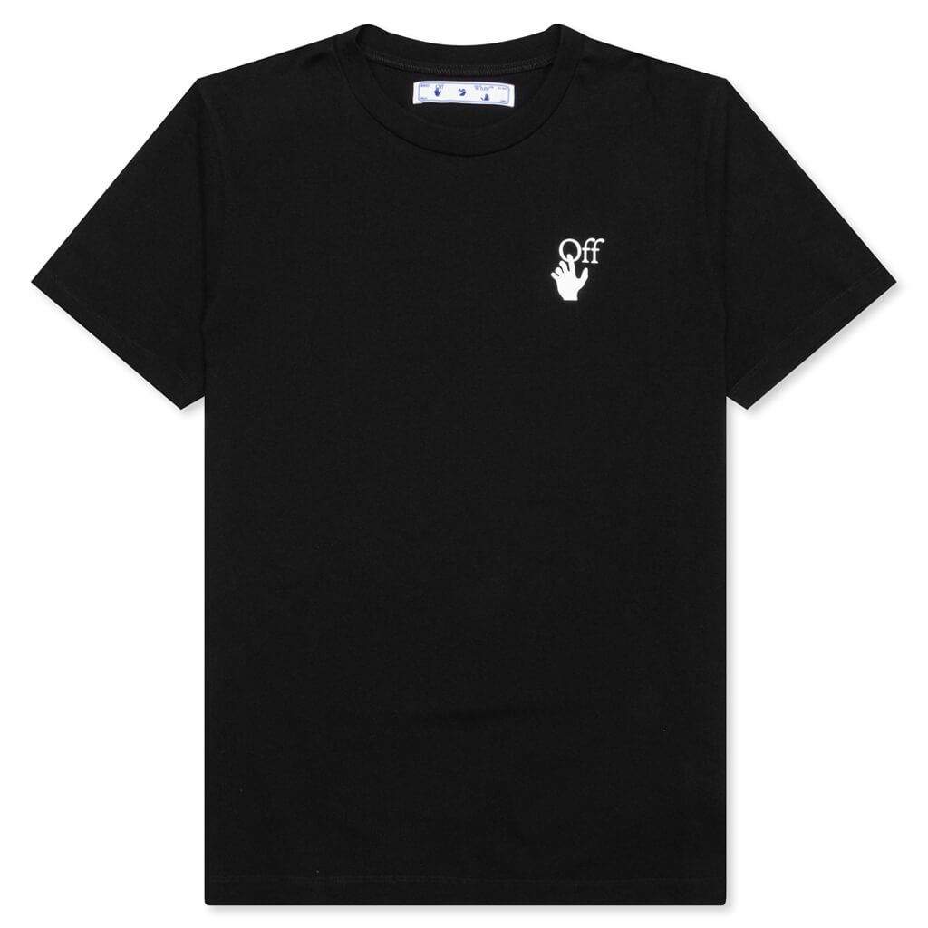 Pascal Arrow Slim S/S Tee - Black/White