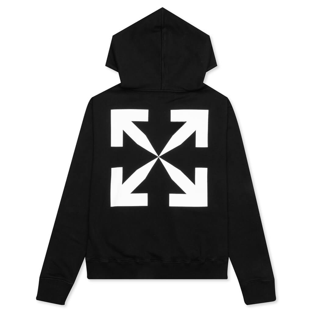 Pascal Print Slim Hoodie - Black/White