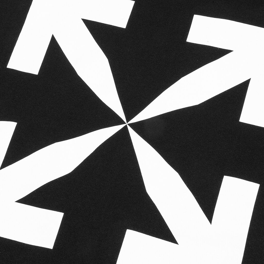 Pascal Print Slim Hoodie - Black/White