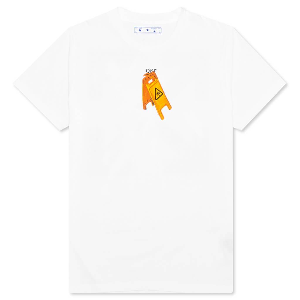 Pascal Skeleton Slim S/S Tee - White/Black