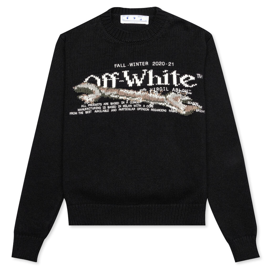 Pascal Tool Crewneck - Black/White