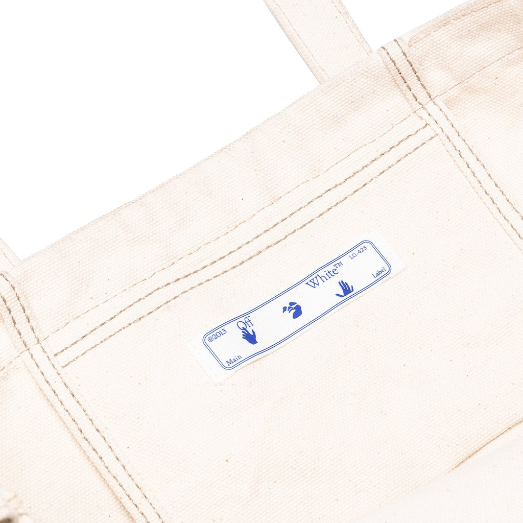 Pascal Vintage Canvas Tote Bag - Beige/Yellow