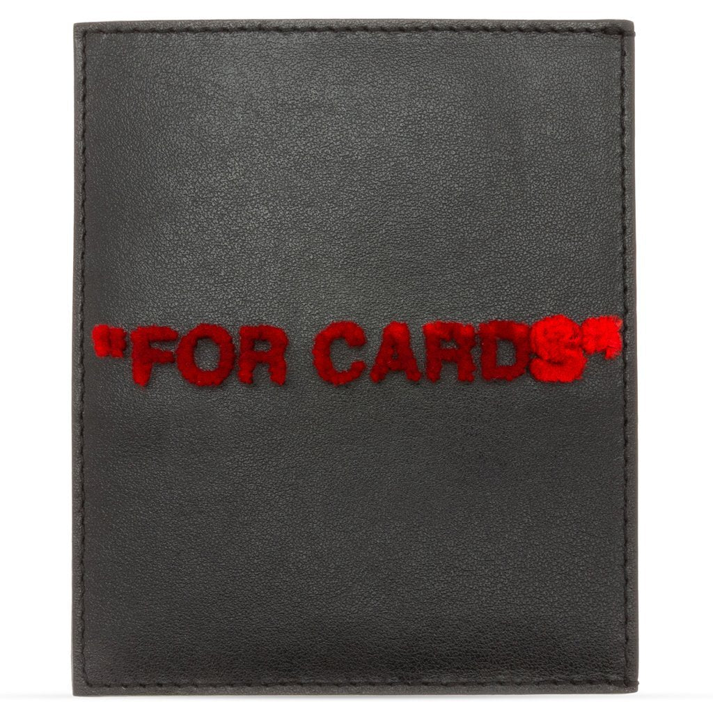 Quote Cardholder - Black/Red