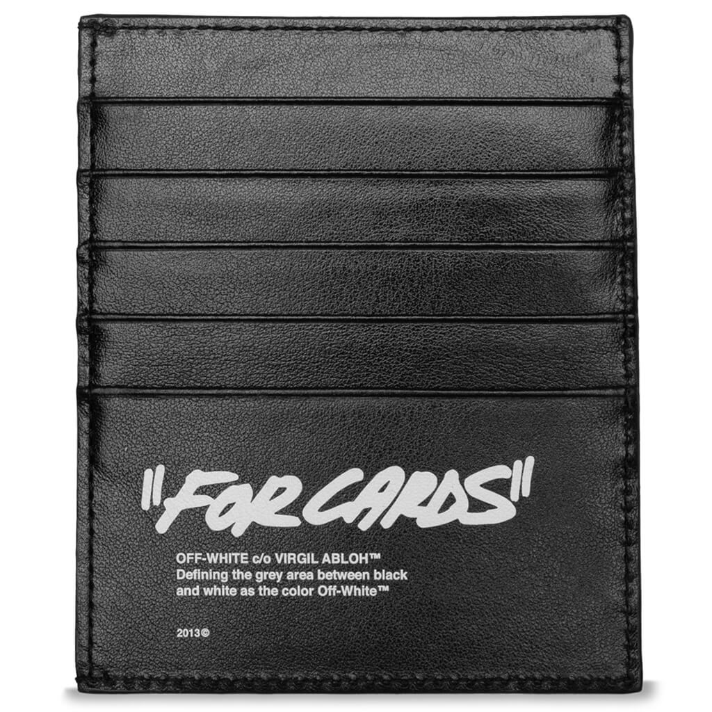 Quote Cardholder - Black/White