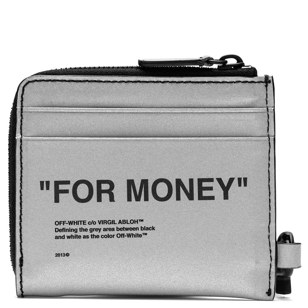 Quote Chain Wallet - Silver/Black