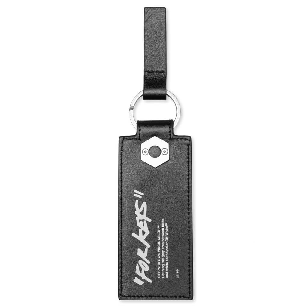 Quote Key Holder - Black/White FW20