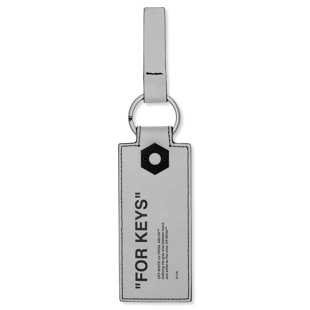Quote Key Holder - Silver/Black