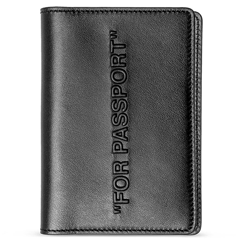 Quote Passport - Black/Black