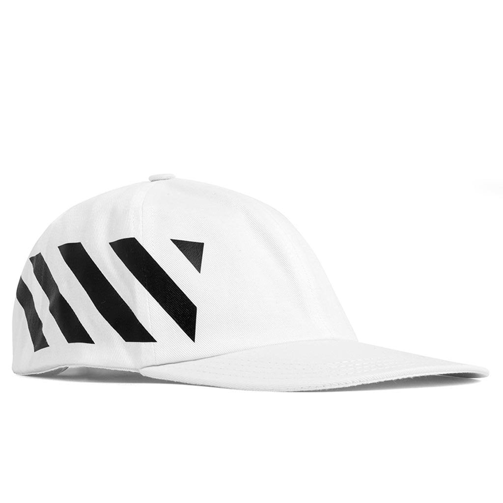R20 Diag Baseball Cap - White/Black