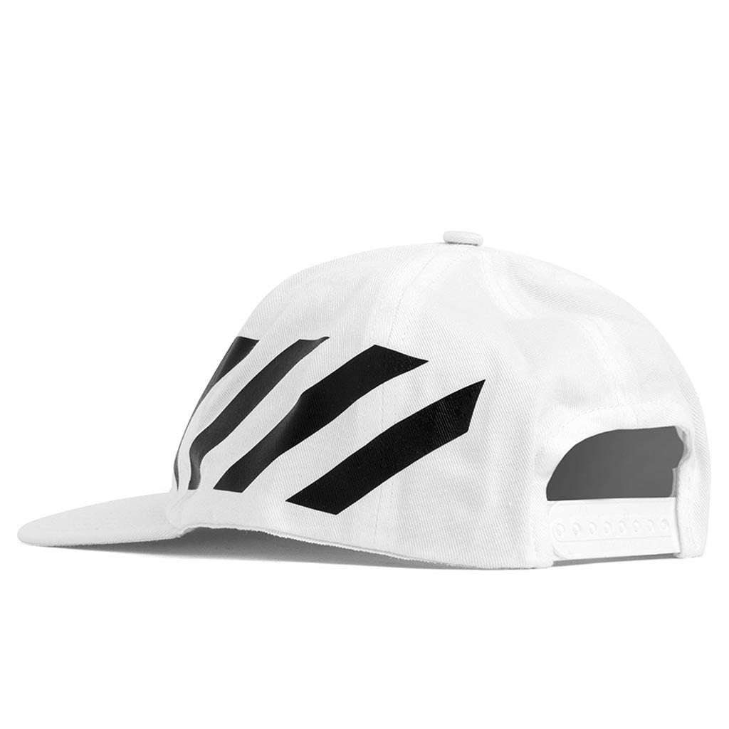 R20 Diag Baseball Cap - White/Black