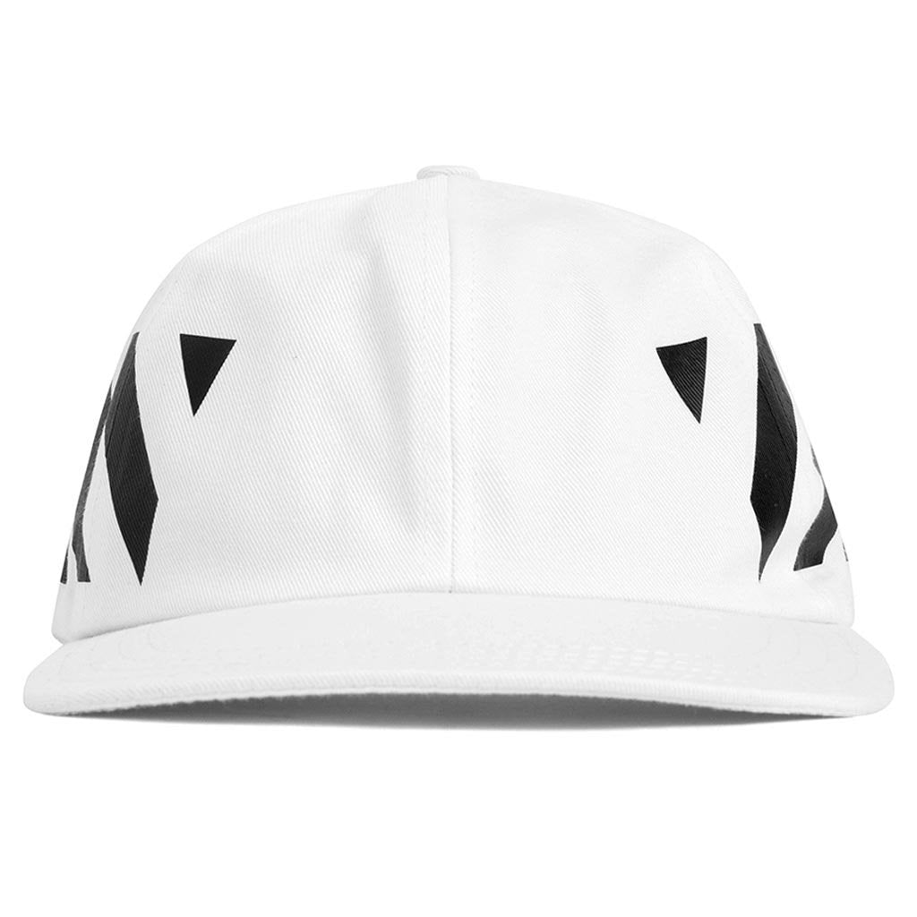 R20 Diag Baseball Cap - White/Black