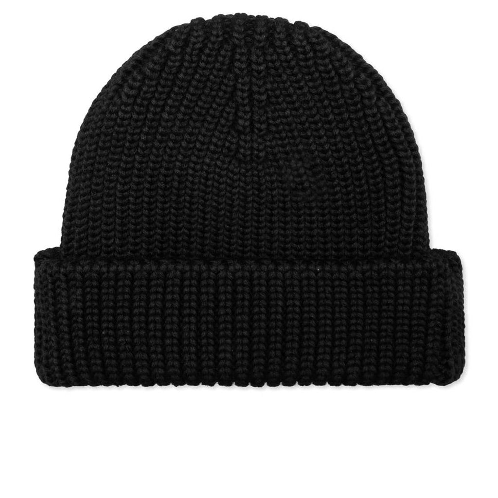 Rib Beanie - Black