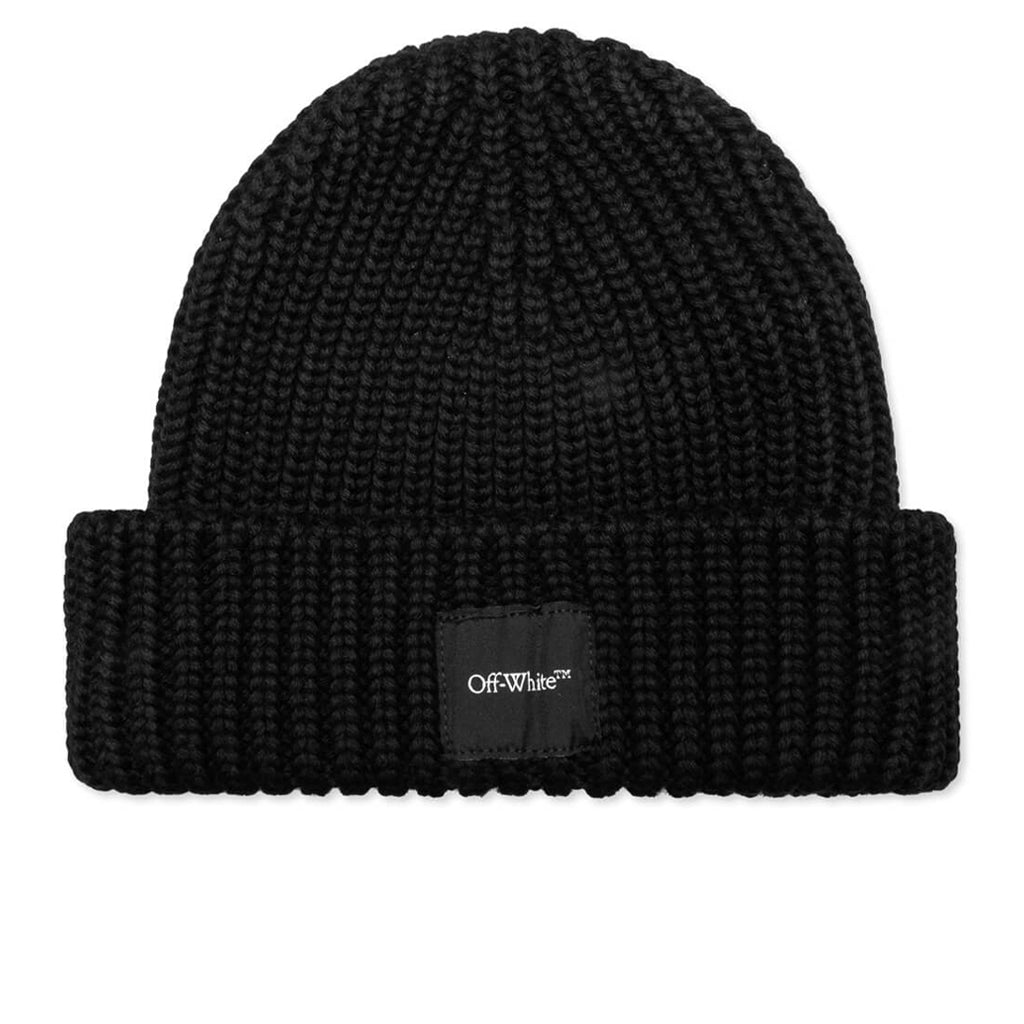 Rib Beanie - Black