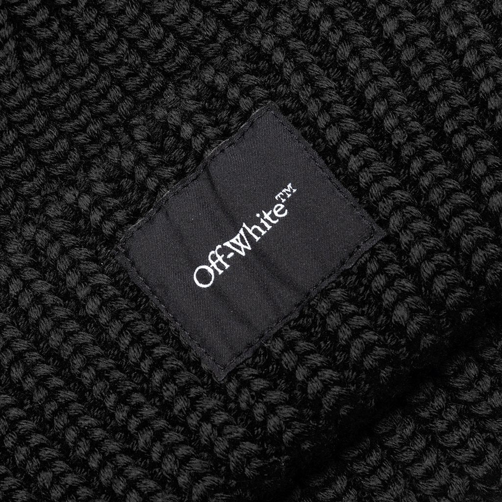 Rib Beanie - Black/No Color