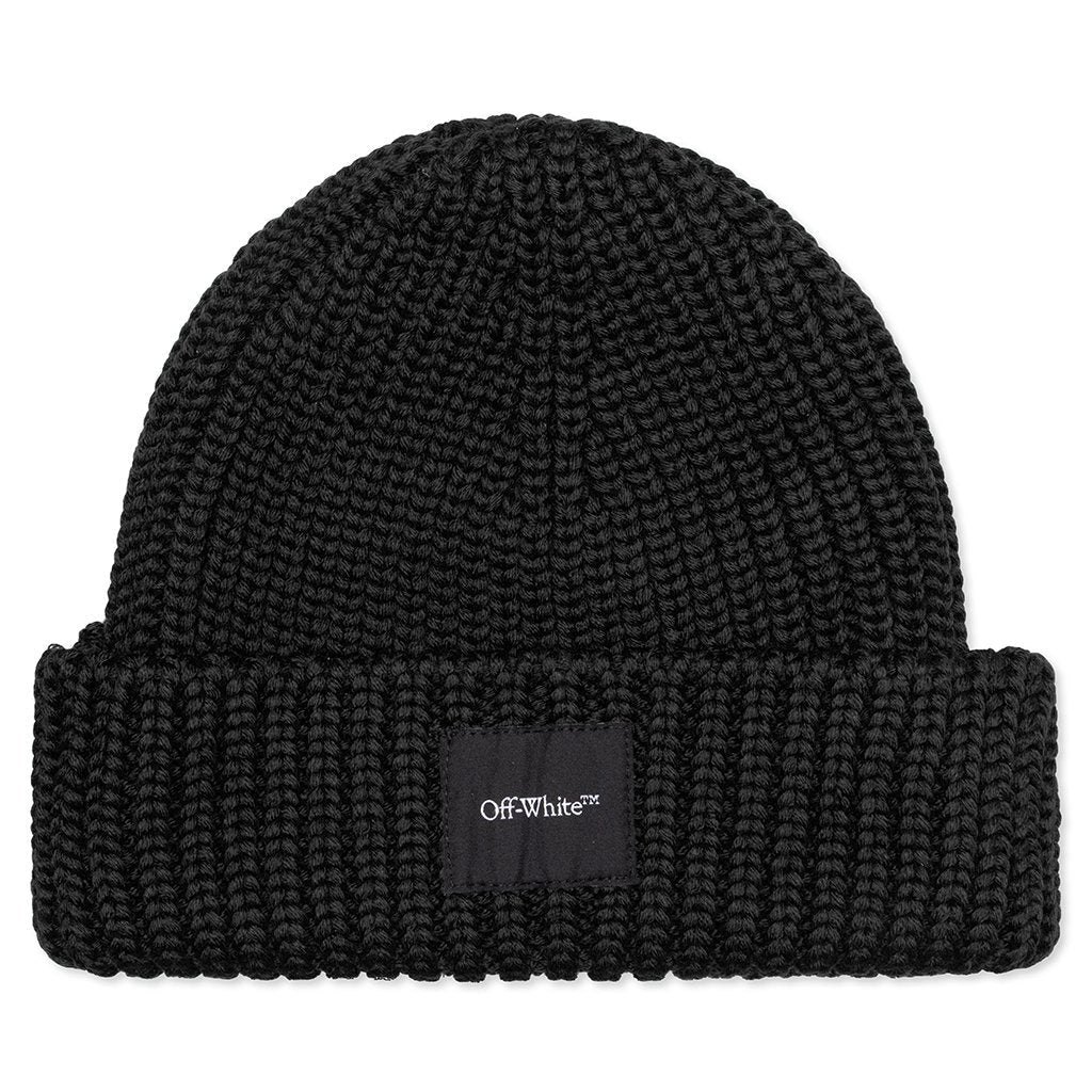Rib Beanie - Black/No Color