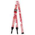 Rubber Strap - Saffiano Red