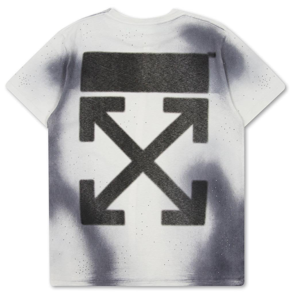 Spray Slim Tee - Light Grey/Black