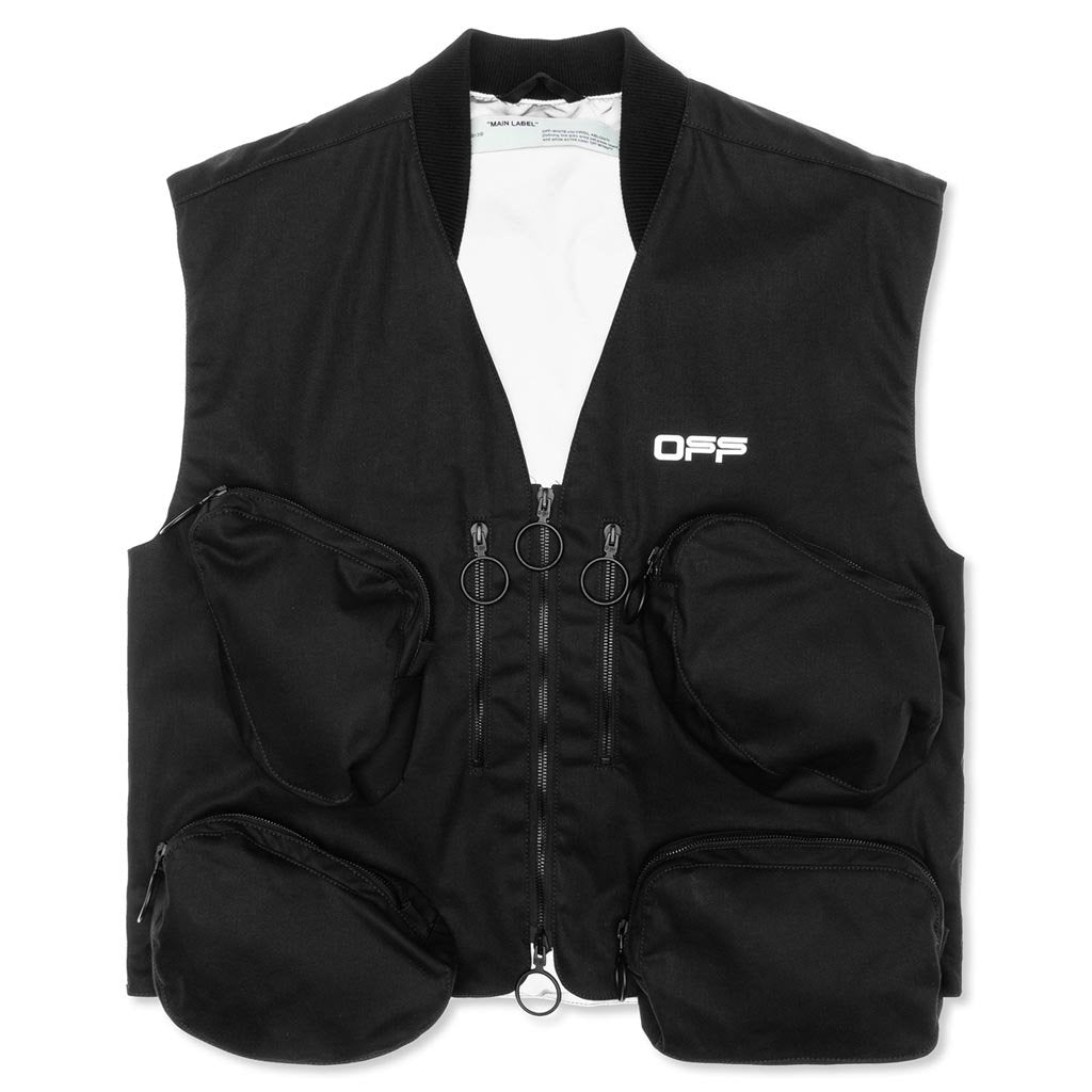 Tactical Vest - Black/Silver
